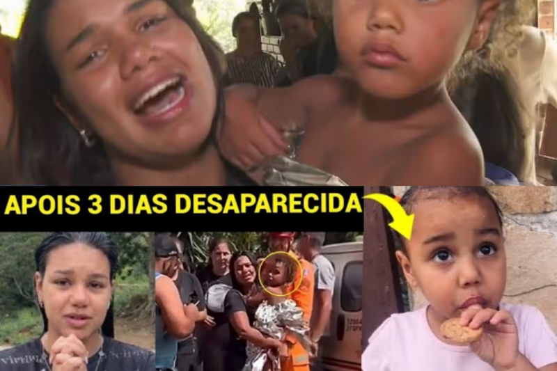 MILAGRE EM MINAS: Criança autista de 4 anos desaparecida é encontrada viva após 3 dias – o caso que chocou o Brasil