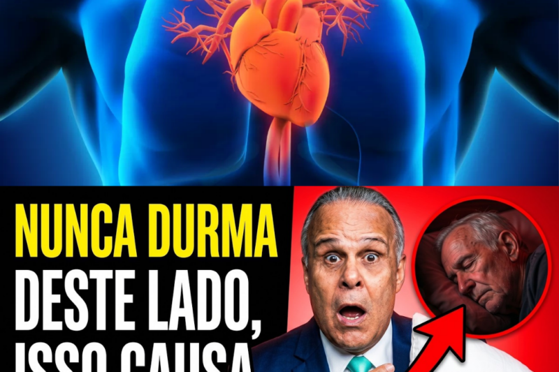 Alerta Máximo: Dormir na Posição Errada Pode Triplicar o Risco de AVC e Problemas Cardíacos Após os 60 Anos
