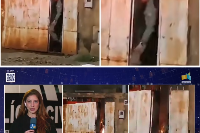 O INFERNO EM CASA: Homem ATEIA FOGO para destruir a vida de mulher após agressão brutal, mas vizinhos IMPEDEM TRAGÉDIA e o criminoso FOGE COMO RATO