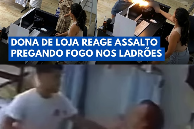 Dona de Loja Reage a Assalto e Muda a Vida de Bandidos em Segundos!