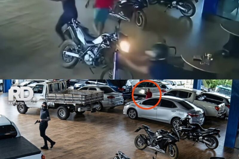 Policial à Paisana Enfrenta Pistoleiros em Concessionária: Tiroteio e Ação Rápida