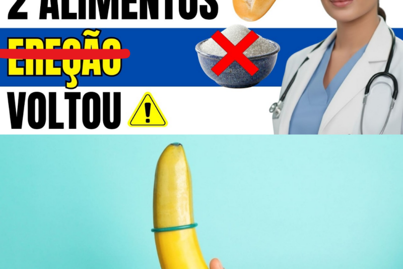 Cortou Apenas 2 Alimentos por 7 Dias e Sua Ereção Voltou Mais Forte do Que Aos 50!