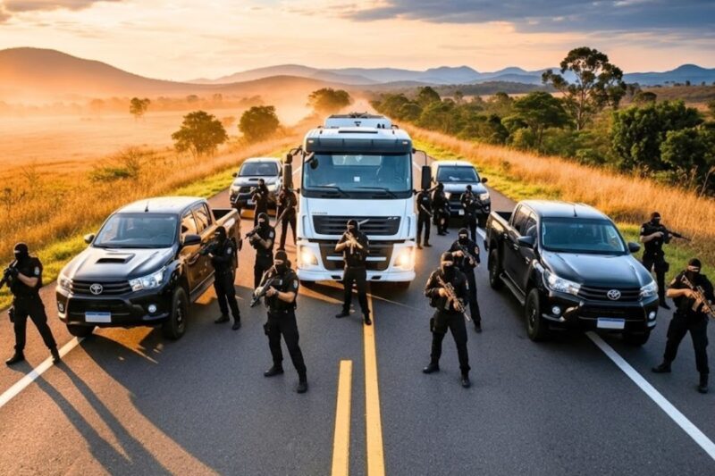 O PCC Cercou Um Caminhão De Gasolina — Sem Imaginar Que O Motorista Era O…