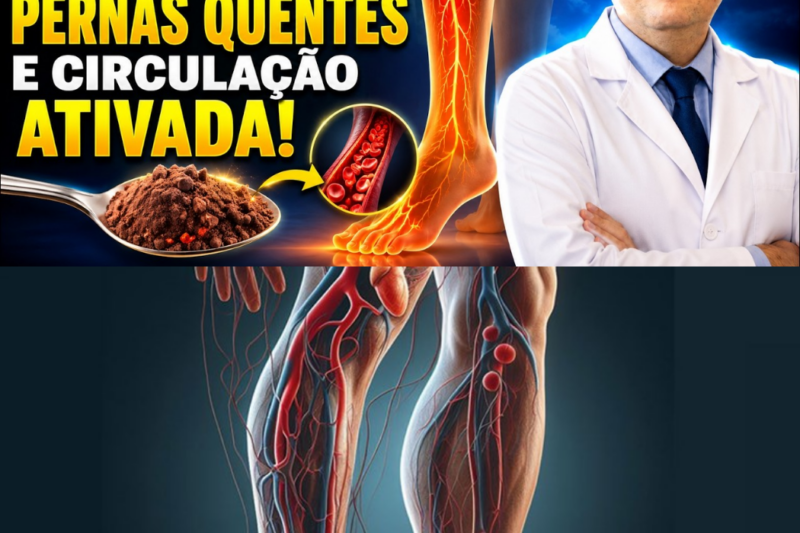 Após os 70, Coma Isto Antes de Dormir e Ajude a Reativar a Circulação nas Pernas, Reduzindo Peso, Cansaço e Formigamento!