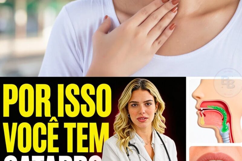 Aquela sensação insuportável de algo preso na garganta que não sai por nada pode ser um aviso urgente do seu corpo sobre algo muito mais grave do que uma simples gripe. Milhares de pessoas acima dos 50 anos sofrem em silêncio com um catarro persistente que as impede de dormir e até de falar direito sem saber que a verdadeira causa pode estar escondida no estômago ou na falta de um hábito de dois minutos. A Dra. Laura Maris revela hoje o segredo por trás do muco que nenhum xarope consegue curar. Descubra agora como retomar sua respiração livre e acabar com o pigarro eterno no link dos comentários.