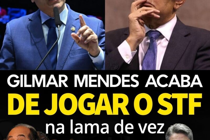 Gilmar Mendes Abala Ainda Mais Sua Imagem no STF: A Rejeição da Suprema Corte no Brasil Chega a Níveis Alarmantes!