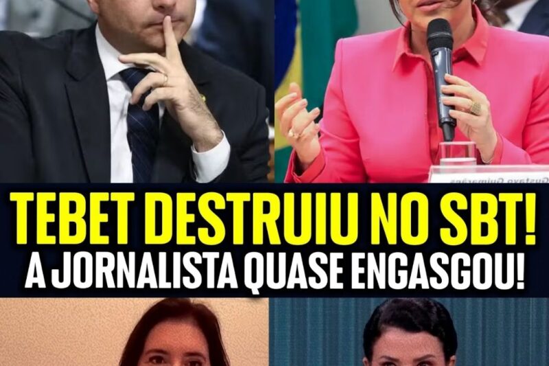 Simone Tebet Explode ao Vivo no SBT: Desafiando Flávio Bolsonaro e a Política Brasileira!