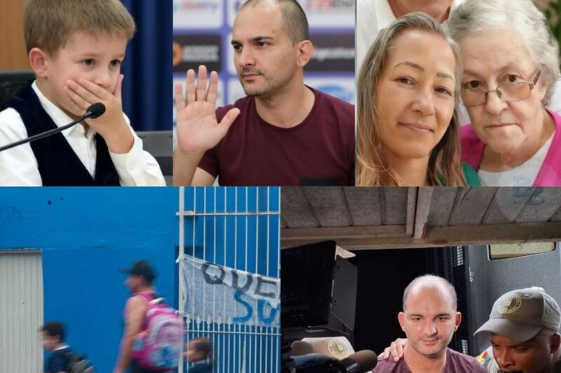 O desaparecimento misterioso da família Aguiar tomou um rumo devastador que chocou todo o Rio Grande do Sul. Em um desdobramento que ninguém esperava, o filho de apenas 9 anos de Silvana e do policial militar suspeito, Cristiano Domingues Francisco, foi levado ao fórum de Cachoeirinha para prestar um depoimento especial secreto. O que esse menino presenciou em casa pode ser o ponto final para desvendar o suposto triplo homicídio. No entanto, o vazamento criminoso de suas falas para a imprensa gerou uma revolta generalizada na justiça. Quer descobrir os segredos perturbadores revelados e as consequências desse escândalo processual? Clique no link dos comentários para ler a reportagem completa e exclusiva.