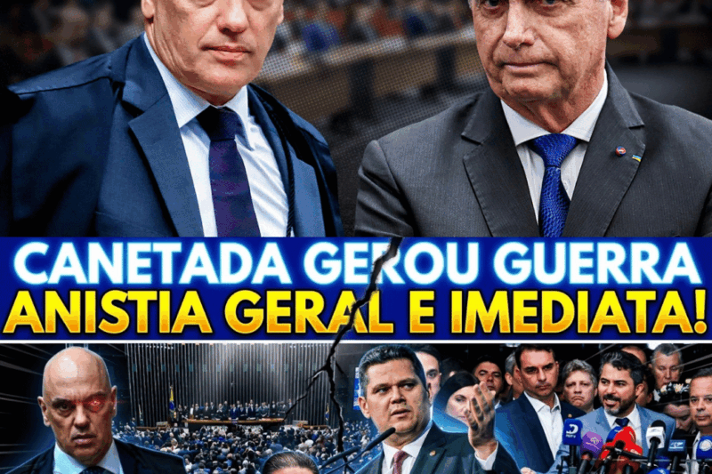 URGENTE: O Congresso Declara Guerra Após Canetada de Moraes – O Destino da Anistia e a Crise Política no Brasil