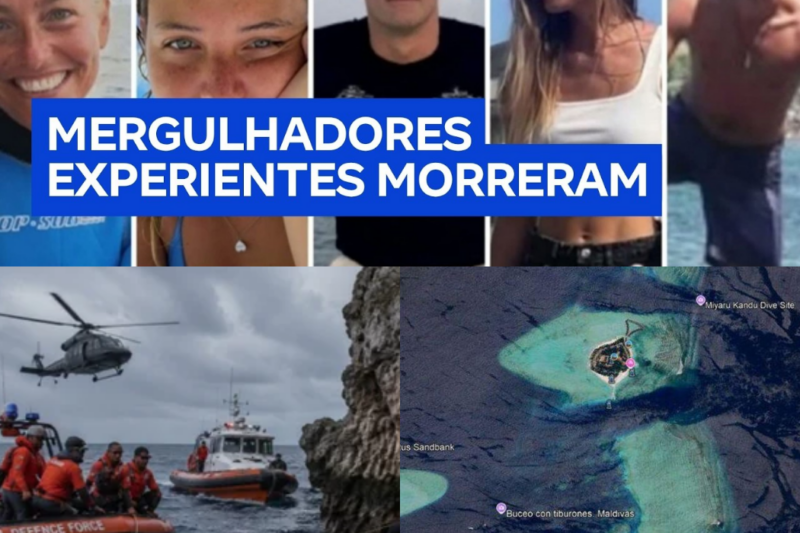 Tragédia Submersa: Cinco Mergulhadores Italianos Perdem a Vida em Caverna Nas Maldivas e Mistério Envolve Profundidade, Correntes e Falhas Técnicas