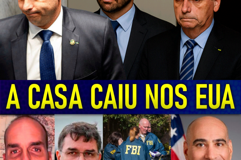 JUSTIÇA, PODER E SUSPENSE: A CASA CAIU PARA A FAMÍLIA BOLSONARO NOS EUA