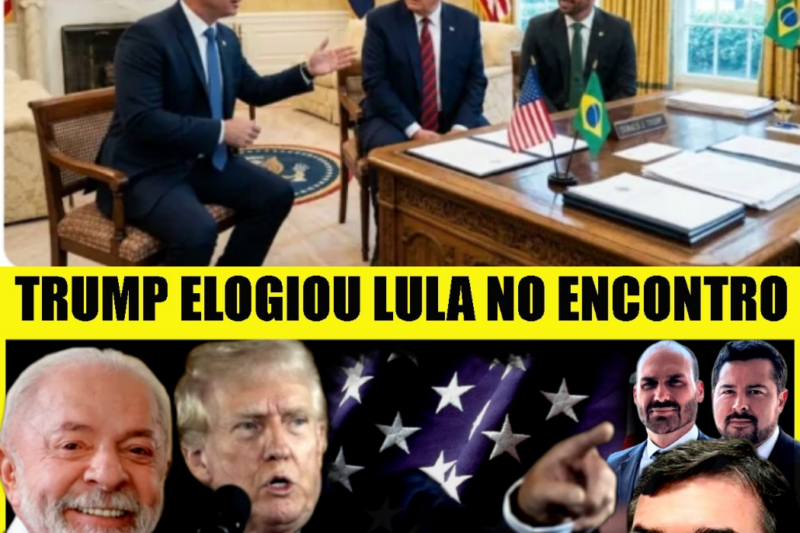 A FARSA CAI POR TERRA! Trump elogia LULA na cara da extrema direita enquanto SCÂNDALOS BILIONÁRIOS afundam o bolsonarismo!