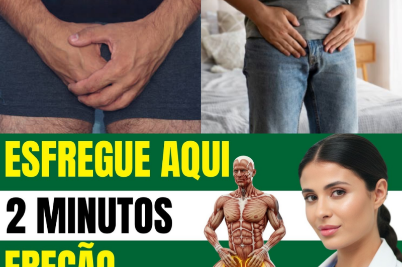 O segredo que a indústria farmacêutica mantém escondido: esfregue isto nos seus genitais durante 2 minutos e verá uma ereção forte a regressar após 60 minutos.