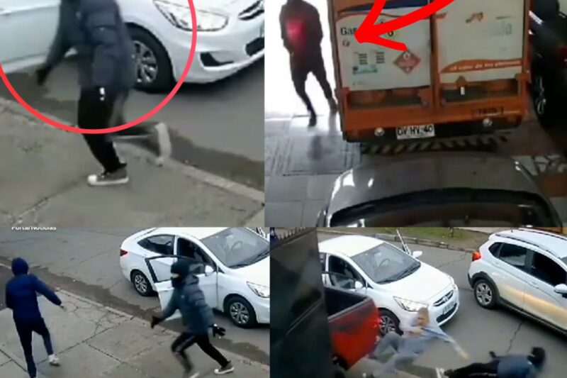 Tentativa de roubo termina em atropelamento brutal após criminoso perder o controle de caminhonete na fuga