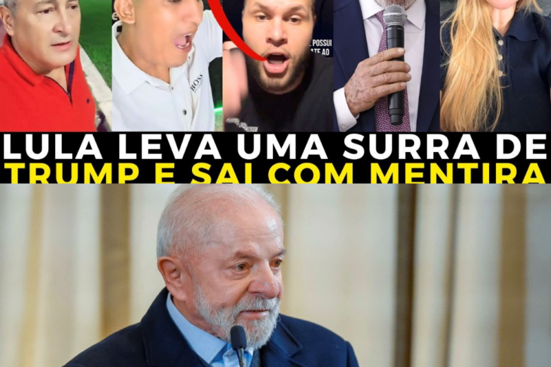 Após reunião com Trump, Lula foi humilhado pelas portas dos fundos