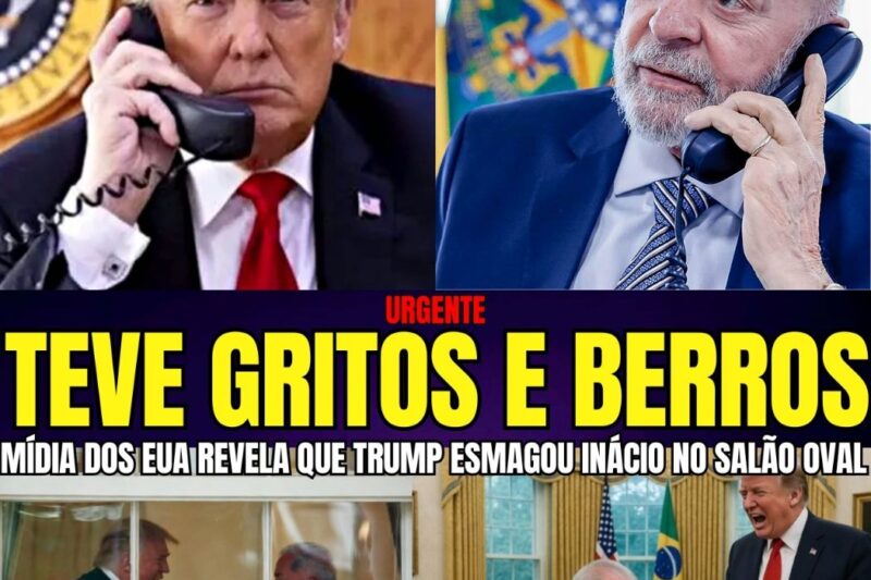EXCLUSIVO: LULA HUMILHADO NA CASA BRANCA – GRITOS, FUGA PELOS FUNDOS E UMA REUNIÃO DESASTROSA COM TRUMP!