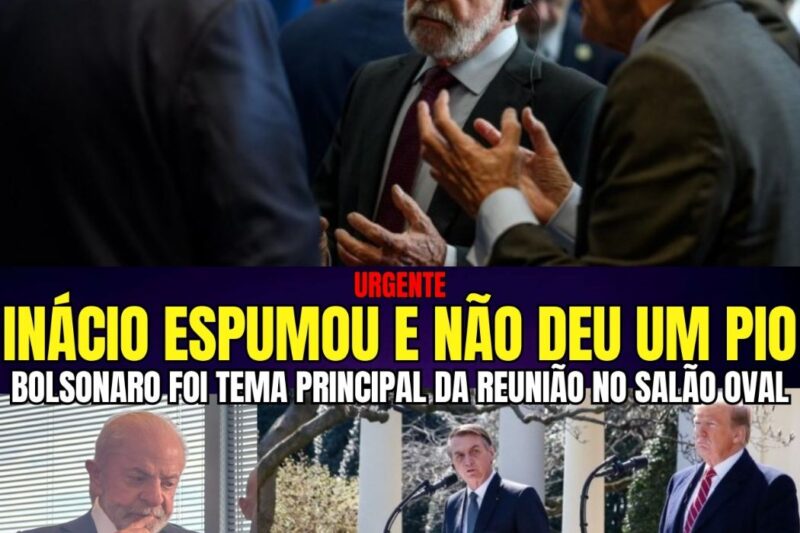 IMPACTANTE: LULA FOI HUMILHADO POR TRUMP NO SALÃO OVAL – FUGIU PELAS PORTAS DOS FUNDOS E NÃO CONSEGUIU NENHUM ACORDO!