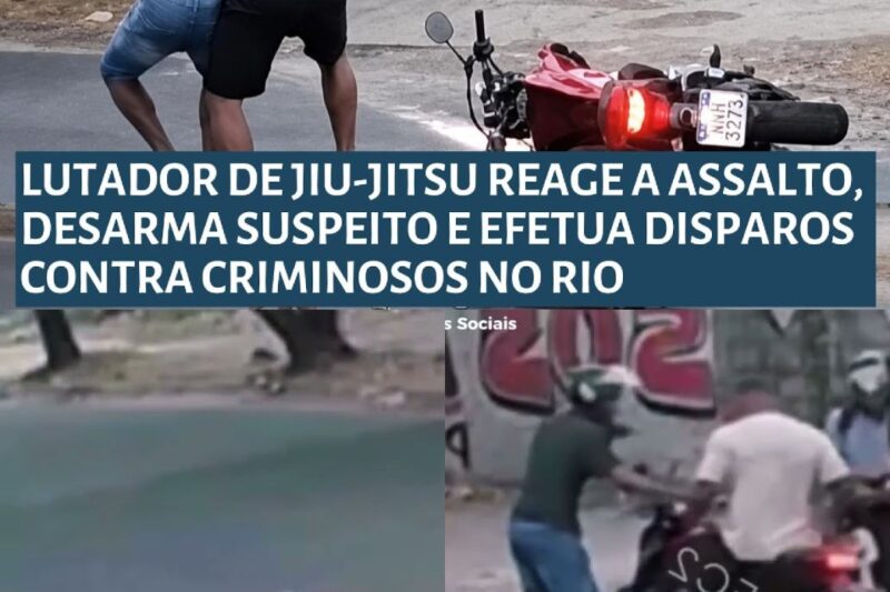 Lutador de Jiu-Jitsu Reage a Assalto e Desarma Criminoso em Meio a Tiroteio no Rio de Janeiro