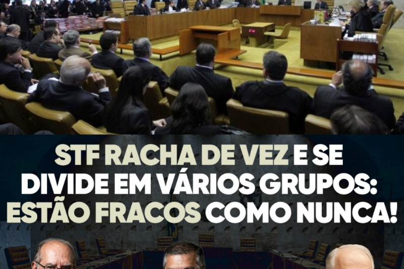 STF RACHOU: MINISTROS BRIGAM POR UM MOTIVO SURPREENDENTE QUE PODE MUDAR O FUTURO DA POLÍTICA BRASILEIRA!