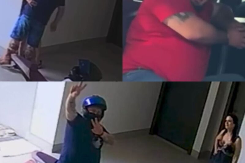 VÍDEO REVELA TUDO: Esposa de baby doll seduz melhor amigo do marido na calçada e desencadeia caçada humana em São Paulo