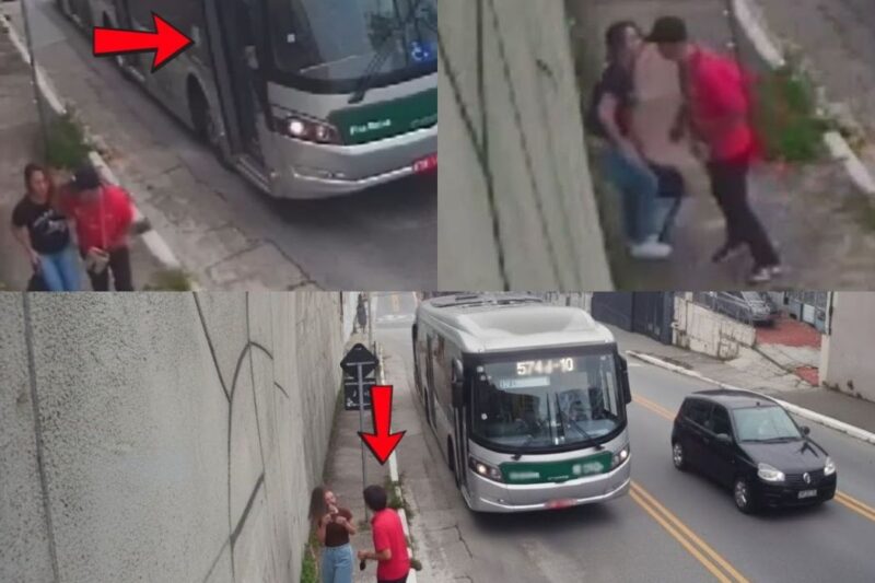 NEM TODO HERÓI USA CAPA: MOTORISTA DE ÔNIBUS VIRA ANJO DA GUARDA E IMPEDE ABUSO