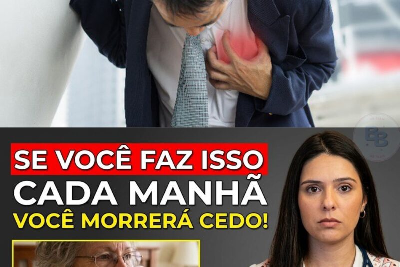 Poucos sabem, mas um simples erro de apenas 30 segundos logo pela manhã pode afetar gravemente a saúde do seu coração! Especialistas alertam que hábitos aparentemente inofensivos podem sobrecarregar o sistema cardiovascular e aumentar o risco de problemas sérios ao longo do tempo. Descubra qual é esse erro matinal comum e como evitá-lo para proteger seu coração e sua energia diária. Todos os detalhes e soluções práticas estão no comentário fixado.