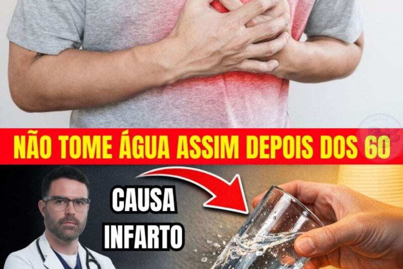 Você sabia que o hábito aparentemente saudável de beber um copo grande de água de uma vez pode ser um perigo real para quem passou dos 60 anos? Um renomado cardiologista quebra o silêncio e revela como a hidratação feita em pancada provoca picos de pressão arterial e palpitações assustadoras na madrugada. O coração maduro não reage da mesma forma que o de um jovem a essa sobrecarga repentina de líquidos. Descubra como um ajuste simples no seu dia a dia pode afastar o risco de um colapso cardiovascular silencioso acessando o link nos comentários.