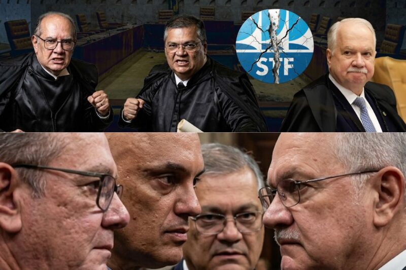 STF Rachado: Ministros Entram em Conflito por Motivo Surpreendente e Imagem da Corte Se Compromete