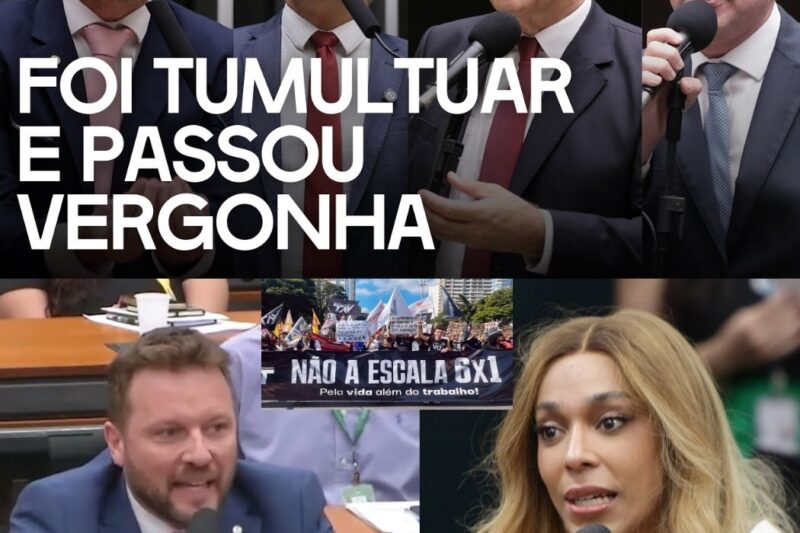 Marcon tenta criar confusão na comissão da PEC 6×1, mas é rebatido e exposto por colegas na Câmara