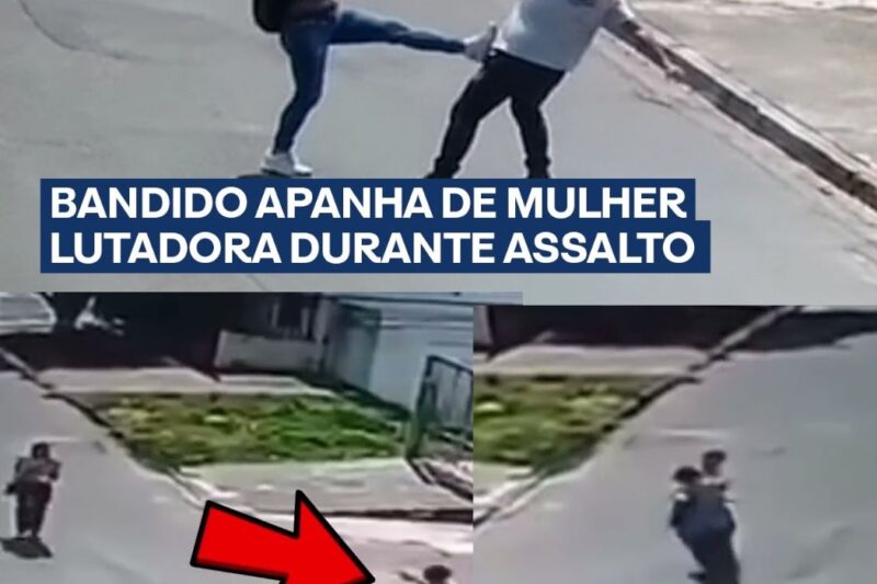 Ladrão Leva a Pior ao Tentar Assaltar Lutadora: A Reação Imediata de uma Universitária