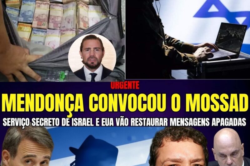 Urgente! Mendonça Envia Celular de Vorcaro ao Mossad e aos EUA para Restaurar Mensagens Apagadas