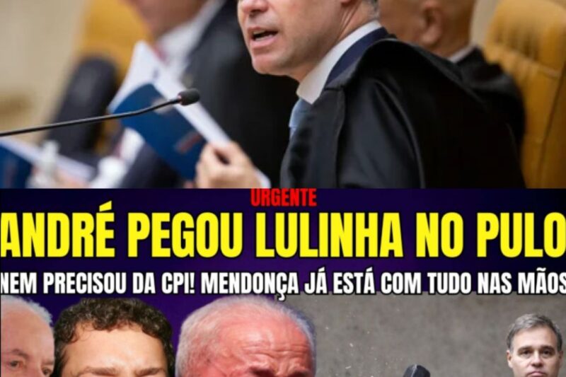 MENDONÇA PEGOU LULINHA NO PULO ESCAPOU DA CPI MAS NÃO CONSEGUIU FUGIR DA CANETA DO MINISTRO