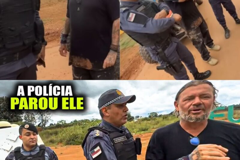 Richard Rasmussen é parado pela polícia em plena Transamazônica; “Perdemos nossa tarde”, desabafa biólogo em momento de tensão