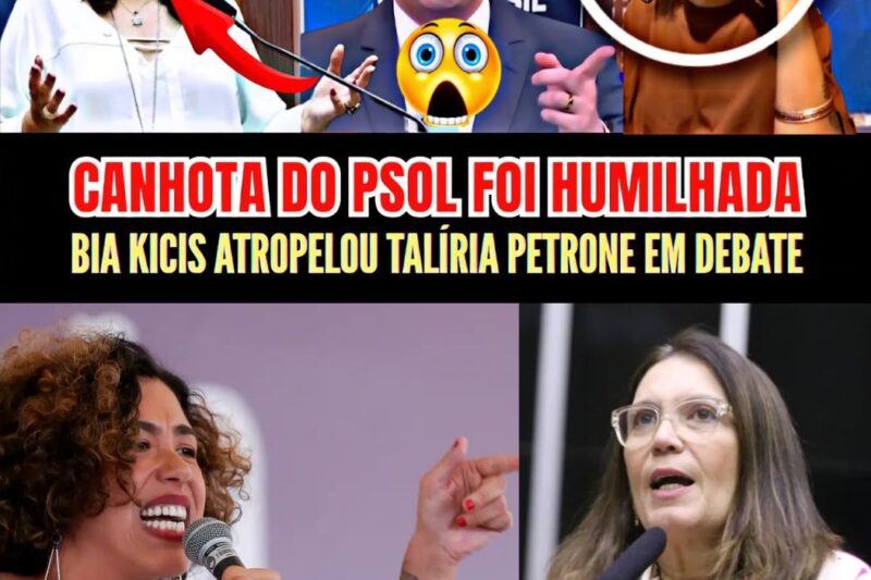 Humilhada! Bia Kicis Mostra Como Desmascarar a Canhota Sem Vergonha, Talíria Tomou uma Surra!