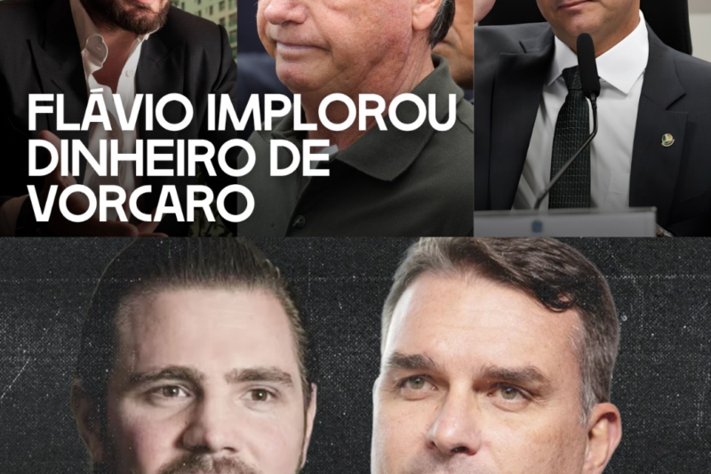 Áudio Vaza e Flávio Bolsonaro é Flagado Desesperado por Fortuna de Vorcaro Para Filme Fracassado do Seu Pai
