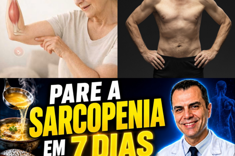 Esqueça o Caldo de Ossos! Este Alimento Constrói Músculos e Combate a Sarcopenia