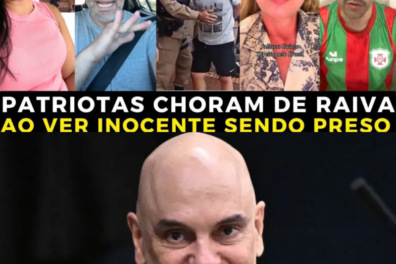 Moraes manda prender de novo militar que estava no 08/01 e revolta população!!