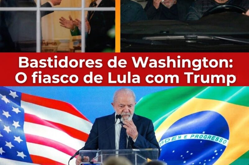 Bastidores de Washington: visita de Lula a Trump termina sem brilho, sem cena de força e com gosto amargo para o Planalto