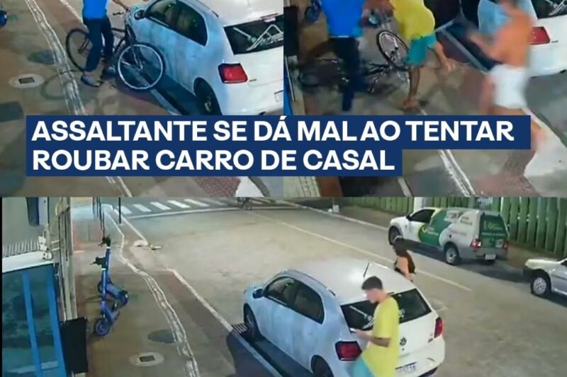 Casal Reage a Assalto e Luta Toma Conta da Rua: Um Momento de Coragem e Desespero