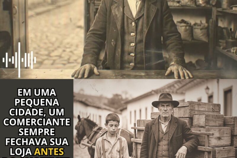 O comerciante que sempre fechava sua loja antes do anoitecer (1890) | Conto macabro fictício
