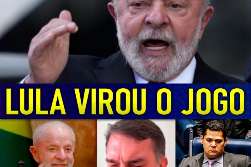 LULA VIRA O JOGO E DISPARA NA PESQUISA APÓS DAR XEQUE-MATE EM ALCOLUMBRE! FLÁVIO BOLSONARO EM PÂNlCO