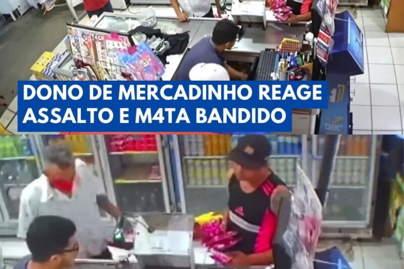 Assalto dá errado e dono reage na hora em Minas Gerais: Mercadinho vira palco de tensão e reação imediata