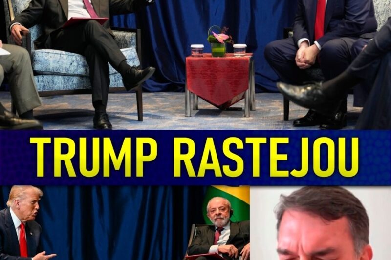 FLÁVIO BOLSONARO FOGE ÀS PRESSAS APÓS ENCONTRO DE LULA E TRUMP!! EUA DE JOELHOS PRO BRASIL E BRICS!!