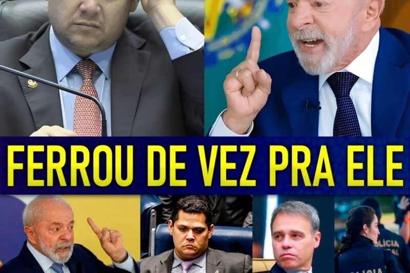 LULA ESMAGA ALCOLUMBRE COM RETALIAÇÃO BRUTAL E ANDRÉ MENDONÇA MANDA PF PRENDER! ORDEM DIRETO DOS EUA
