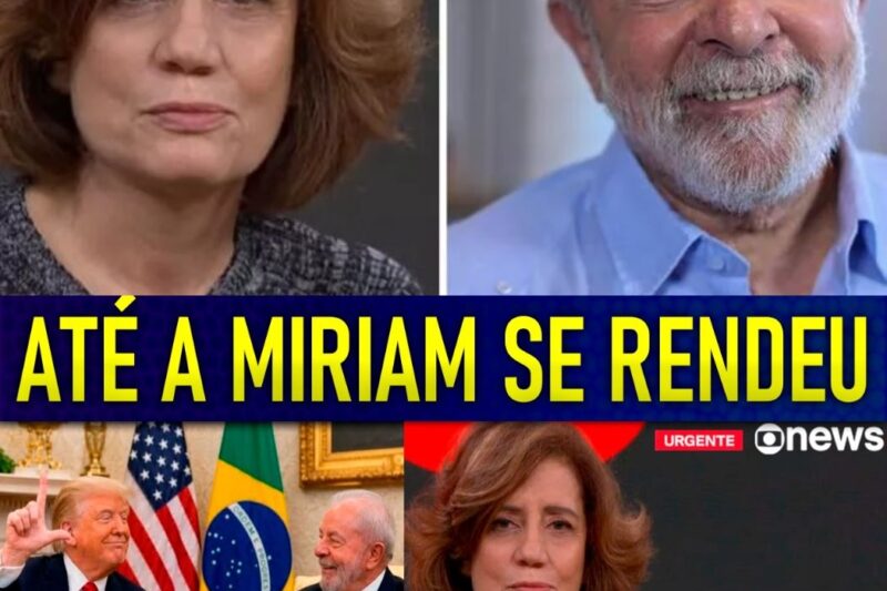 MIRIAM LEITÃO FURA BLOQUEIO DA GLOBO E MOSTRA GRANDE VITÓRIA DE LULA NOS EUA!! RASGOU ELOGIOS A ELE!