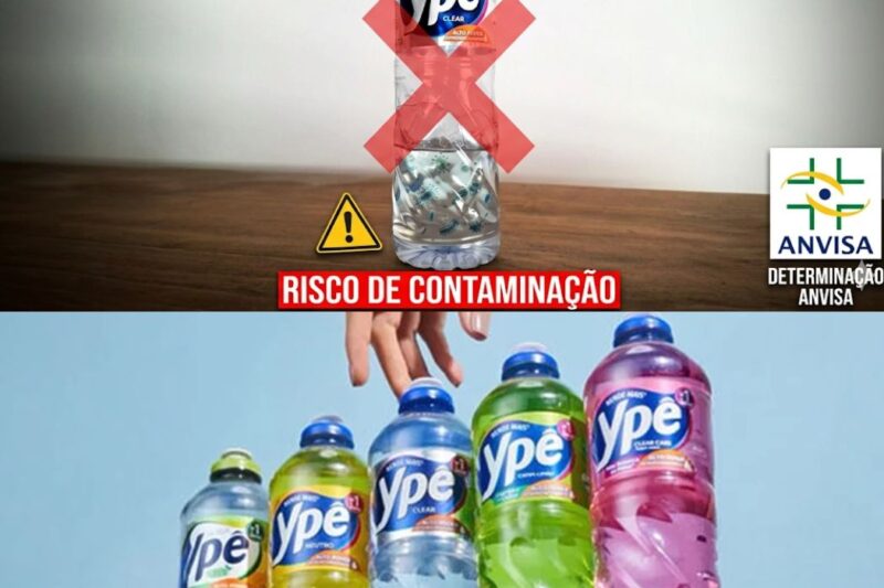 Quase 3,5 mil produtos da Ypê são retirados de mercado no Rio após alerta da Anvisa por risco sanitário