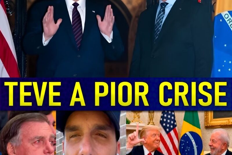 BOLSONARO TEM CRlSE DE PÂNlCO E FÚRlA APÓS ENCONTRO DE LULA E TRUMP E TRAlÇÃO IMPERDOÁVEL DE EDUARDO