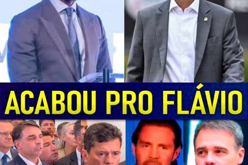 FLÁVIO BOLSONARO CHORA COM FIM DE CANDIDATURA E ATÉ SERGIO MORO PULA DO BARCO!! JAULA O AGUARDA!!!