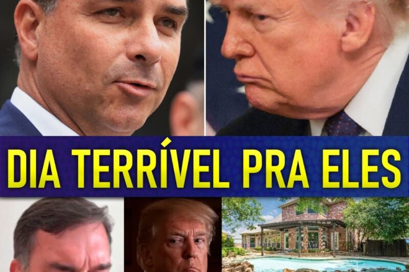 FLÁVIO BOLSONARO SE HUMlLHA PRA TRUMP E É DESMENTIDO! EXPOSTA MANSÃO DE EDUARDO COM GRANA DO VORCARO