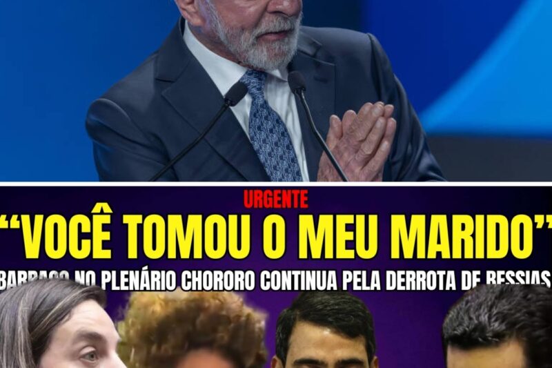 “VOCÊ TOMOU O MEU MARIDO” BARRACO NO PLENÁRIO E O CHORORO CONTINUA COM FRACASSO DE LULA